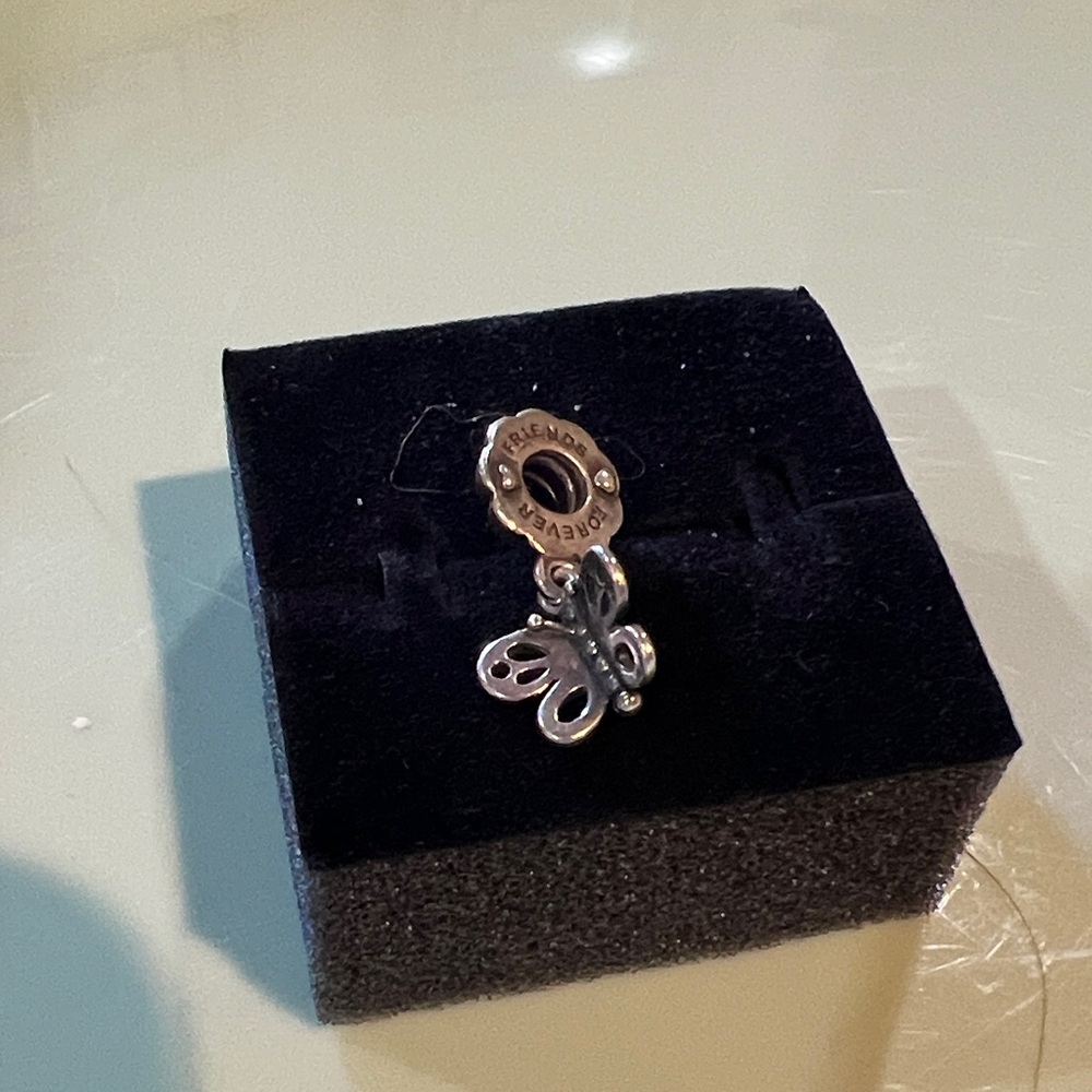 Authentic Pandora BFF Silver Butterfly Charm Only one half of the charm!!